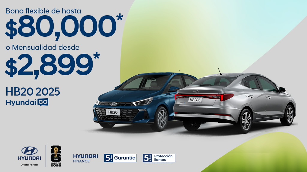 Promoción de Hyundai Go HB20 2025 mayo