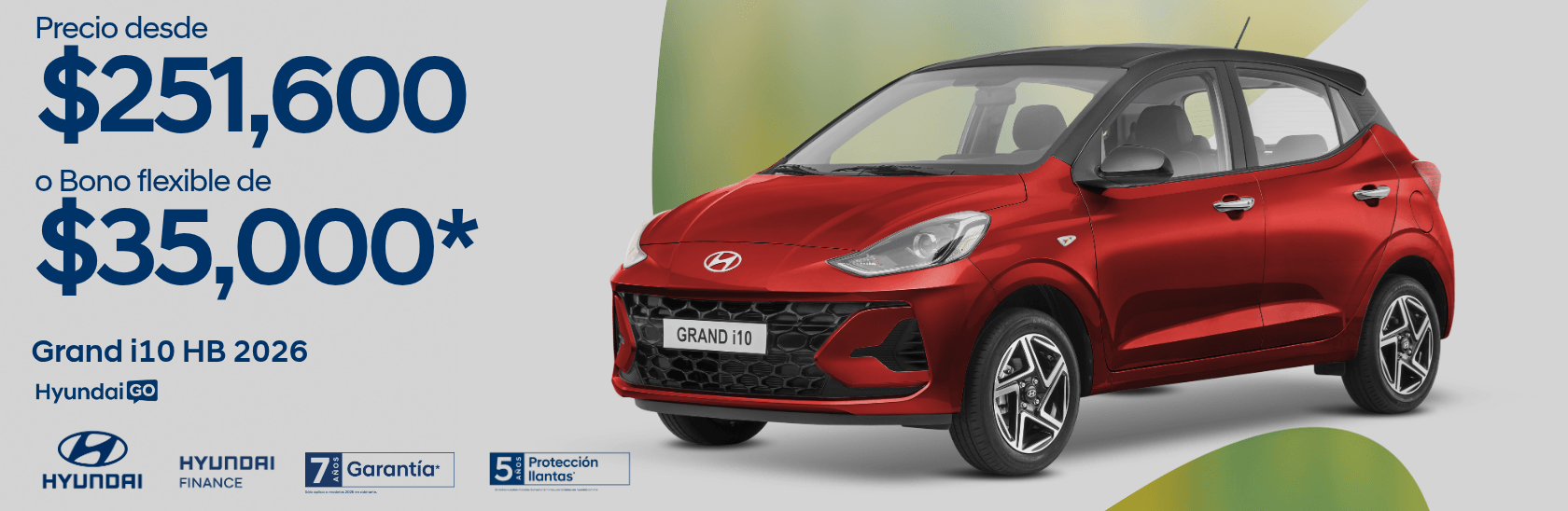 Promoción Grand i10 HB Hyundai Go agosto 2026