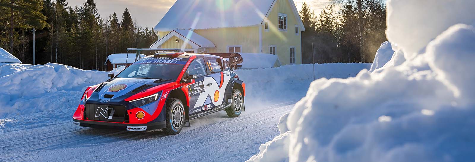 Thierry Neuville y Martijn Wydaeghe han conseguido su sexto podio en el Rally de Suecia