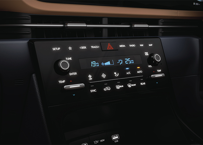 panel automático de climatización temperatura Creta Grand