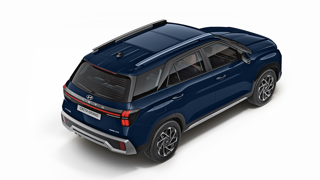 diseño exterior moderno aerodinámico SUV Creta Grand
