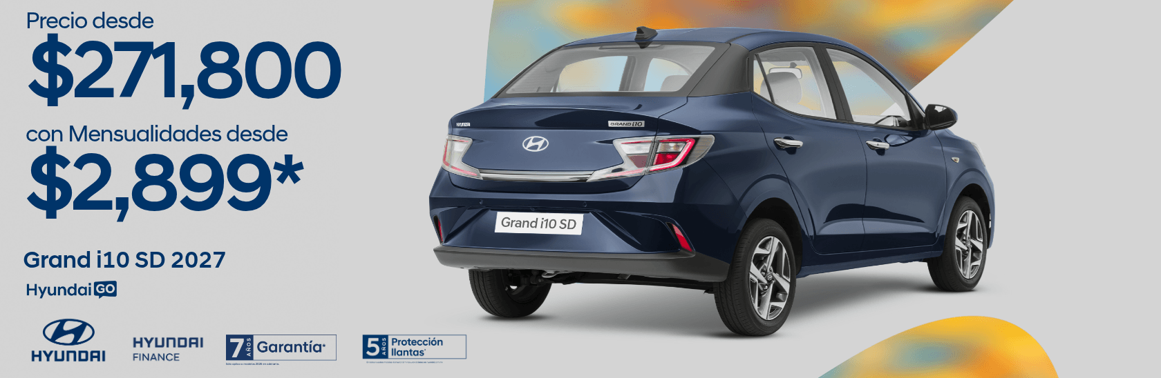 Promoción Grand I10 SD con Hyundai Go agosto 2026