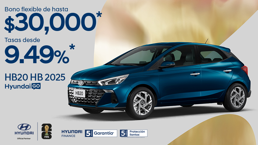 Hyundai HB20 2025 promoción Hyundai Go marzo