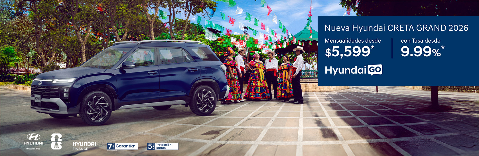 Creta Grand oferta septiembre 2025 con Hyundai Go