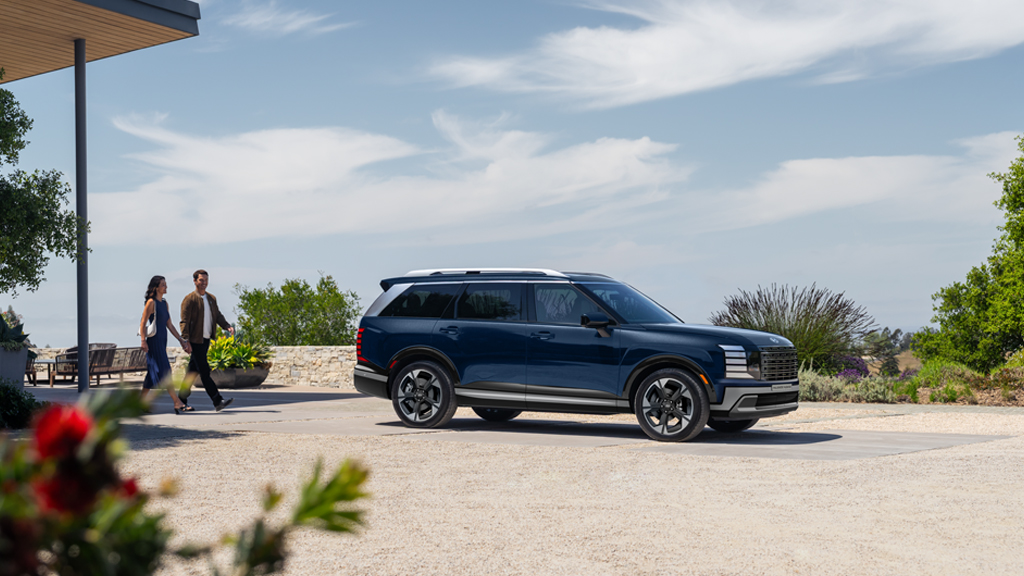 Interior premium de la Palisade Híbrida 2026 con tecnología y confort avanzados.