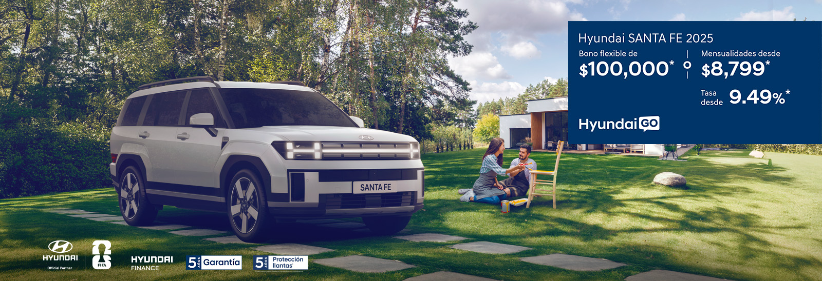 Oferta Santa Fe 2025 enero Hyundai Go