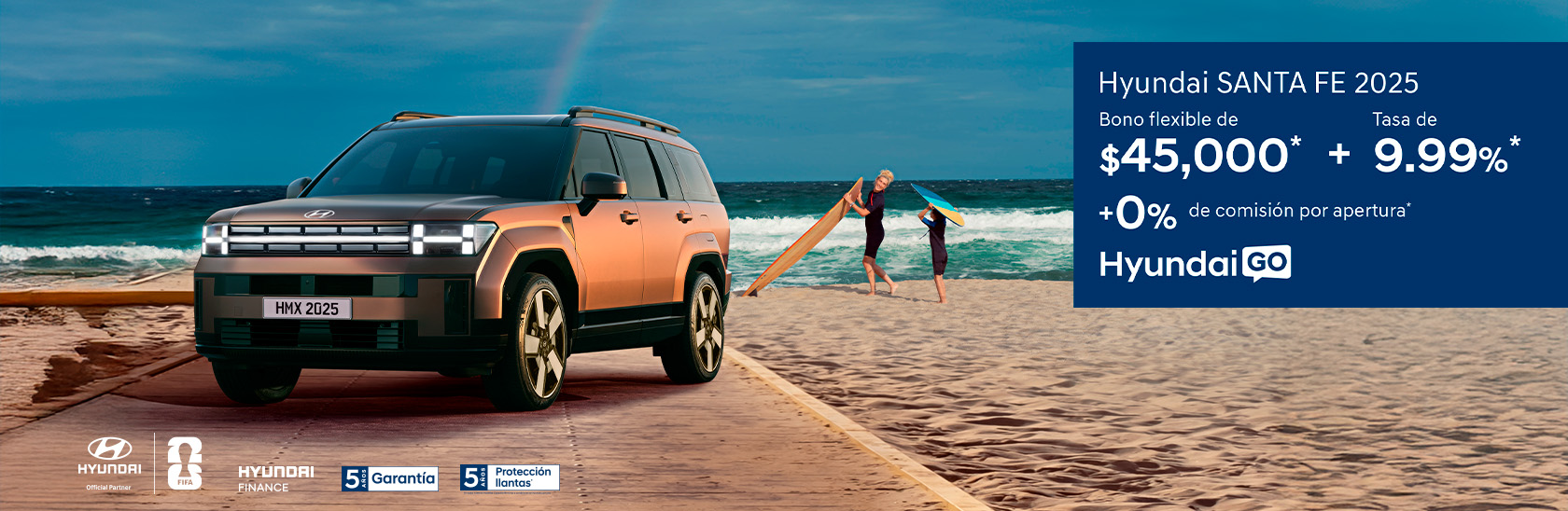 Oferta Santa Fe 2025 abril Hyundai Go