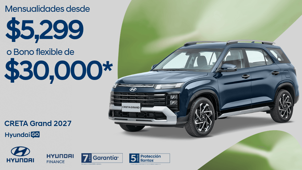 Hyundai CRETA GRAND 2027 OC agosto
