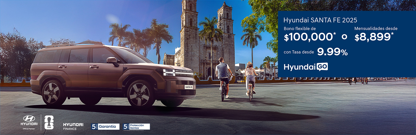 Oferta Santa Fe 2025 septiembre Hyundai Go