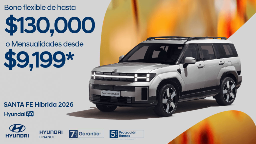 Hyundai Go santa fe hibrida 2026